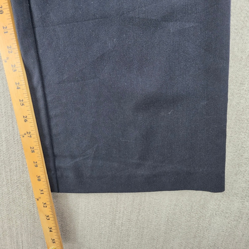 Calvin Klein Dress Pants Women 16 Black Wide Leg Stretch Professional Office - Picture 8 of 16